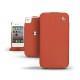 Housse cuir Apple iPhone 4  - Papaye ( Pantone 180C ) 