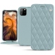 Lederschutzhülle AApple iPhone 11 Pro Max - Bleu ciel - Couture ( Nappa - Pantone 277C ) 