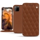 Capa em pele Apple iPhone 11 Pro Max - Marron - Couture ( Nappa - Pantone 1615C ) 