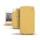Housse cuir Apple iPhone 4  - Mimosa ( Pantone 141C ) 
