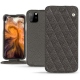 Capa em pele Apple iPhone 11 Pro Max - Anthracite - Couture ( Pantone 424C ) 