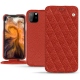Funda de piel Apple iPhone 11 Pro Max - Papaye - Couture ( Pantone 180C ) 