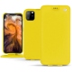 Apple iPhone 11 Pro Max leather case - Jaune fluo