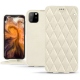 Apple iPhone 11 Pro Max leather case - Blanc escumo - Couture