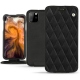 가죽 커버 Apple iPhone 11 Pro Max - Negre poudro - Couture