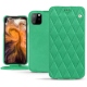 Apple iPhone 11 Pro Max leather case - Menthe vintage - Couture