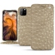 Custodia in pelle Apple iPhone 11 Pro Max - Autruche desert