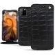 Funda de piel Apple iPhone 11 Pro Max - Crocodile nero
