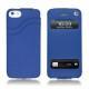 가죽 커버 Apple iPhone 5 - Bleu océan ( Nappa - Pantone 293C ) 