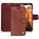 가죽 커버 Apple iPhone 11 Pro Max - Passion vintage ( Glutton - Red ) 