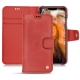Capa em pele Apple iPhone 11 Pro Max - Cerise vintage ( Pantone 185C ) 