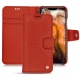 Apple iPhone 11 Pro Max leather case - Papaye ( Pantone 180C ) 