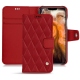 가죽 커버 Apple iPhone 11 Pro Max - Rouge - Couture ( Nappa - Pantone 199C ) 