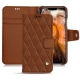 Funda de piel Apple iPhone 11 Pro Max - Marron - Couture ( Nappa - Pantone 1615C ) 