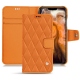 가죽 커버 Apple iPhone 11 Pro Max - Orange - Couture ( Nappa - Pantone 1495U ) 