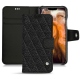 Lederschutzhülle Apple iPhone 11 Pro Max - Ebène - Couture ( Sleek P C12 - Black ) 