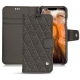 Apple iPhone 11 Pro Max leather case - Anthracite - Couture ( Pantone 424C ) 