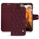 Apple iPhone 11 Pro Max leather case - Lie de vin - Couture ( Pantone 5115C ) 