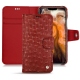 Funda de piel Apple iPhone 11 Pro Max - Autruche ciliegia