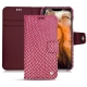 Custodia in pelle Apple iPhone 11 Pro Max - Serpent ciclamino