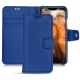 가죽 커버 Apple iPhone 11 Pro Max - Bleu Océan PU