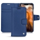 Apple iPhone 11 Pro Max leather case - Bleu frisson
