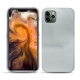 Coque cuir Apple iPhone 11 Pro Max - Platinium ( Pantone 877C ) 