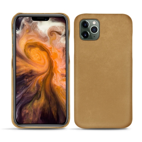 Capa em pele Apple iPhone 11 Pro MaxSable vintage ( Pantone #9b7340 ) 