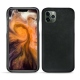 Capa em pele Apple iPhone 11 Pro Max - Dark vintage ( Roughtcut - Black#5256 ) 