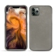 Lederschutzhülle Apple iPhone 11 Pro Max - Acier vintage ( Pantone 403C ) 