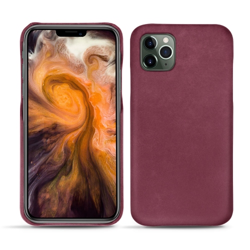 Custodia in pelle Apple iPhone 11 Pro MaxPrune vintage ( Pantone #612434 ) 