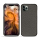 Apple iPhone 11 Pro Max leather cover - Anthracite ( Pantone 424C ) 