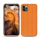 Coque cuir Apple iPhone 11 Pro Max - Abaca arancio