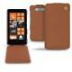 가죽 커버 Nokia Lumia 820  - Marron ( Nappa - Pantone 1615C ) 