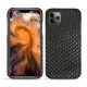 Lederschutzhülle Apple iPhone 11 Pro Max - Serpent nero
