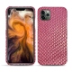 Capa em pele Apple iPhone 11 Pro Max - Serpent ciclamino