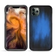 Custodia in pelle Apple iPhone 11 Pro Max - Bleu Patine