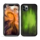 Coque cuir Apple iPhone 11 Pro Max - Vert Patine