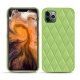 Lederschutzhülle Apple iPhone 11 Pro Max - Vert olive - Couture ( Nappa - Pantone 578U ) 