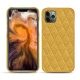 Lederschutzhülle Apple iPhone 11 Pro Max - Mimosa - Couture ( Pantone 141C ) 