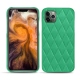 Apple iPhone 11 Pro Max leather cover - Menthe vintage - Couture