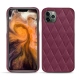 レザーケース Apple iPhone 11 Pro Max - Prune vintage - Couture