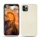Apple iPhone 11 Pro Max leather cover - Blanc escumo