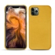 Lederschutzhülle Apple iPhone 11 Pro Max - Jaune soulèu