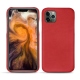 Coque cuir Apple iPhone 11 Pro Max - Rouge troupelenc