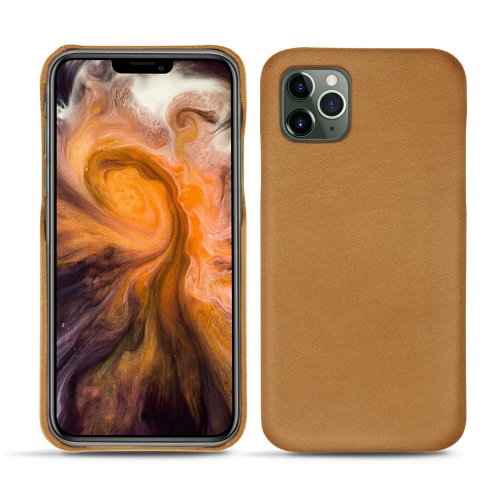 Custodia in pelle Apple iPhone 11 Pro MaxCastan esparciate ( Pantone #824F2A )