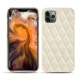 Coque cuir Apple iPhone 11 Pro Max - Blanc escumo - Couture