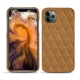 Apple iPhone 11 Pro Max leather cover - Castan esparciate - Couture