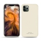 Lederschutzhülle Apple iPhone 11 Pro Max - Blanc PU