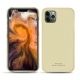Coque cuir Apple iPhone 11 Pro Max - Beige PU